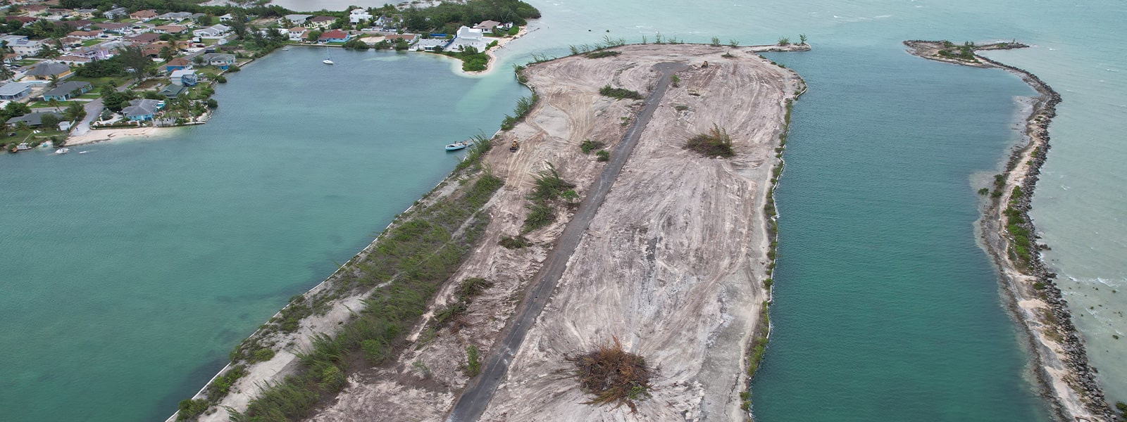 Clearing of Site Makes way for Marina Development in Nassau, Bahamas