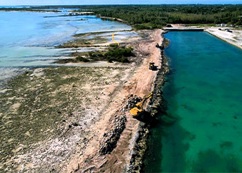 Legendary Marina Resort at Blue Water Cay is Commencing With Dredging Activities