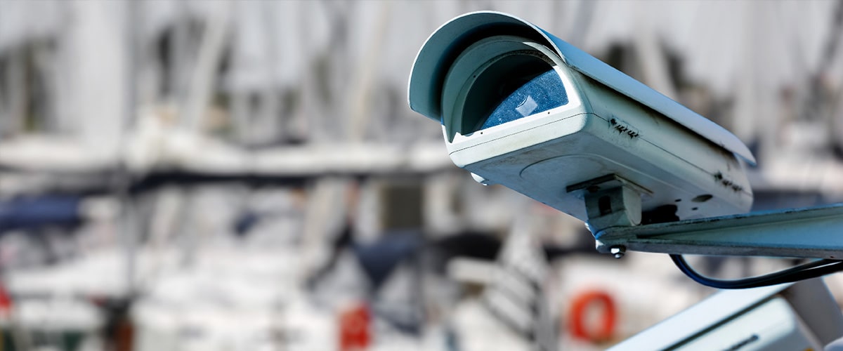 Bahamas Marina Security Camera