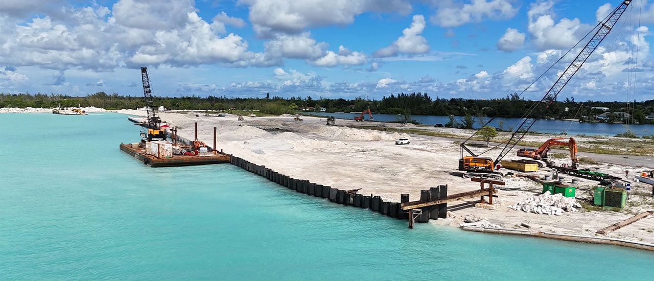 Blue Water Cay October 2024 Construction Progress